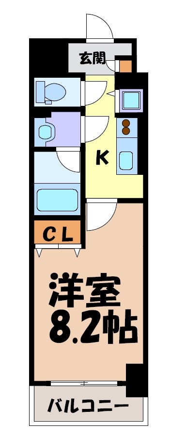 グリーンコート中島 間取り図