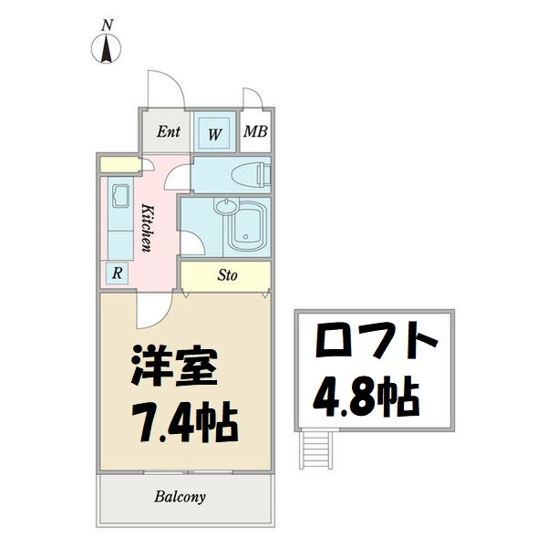 プロシード太閤通 間取り図