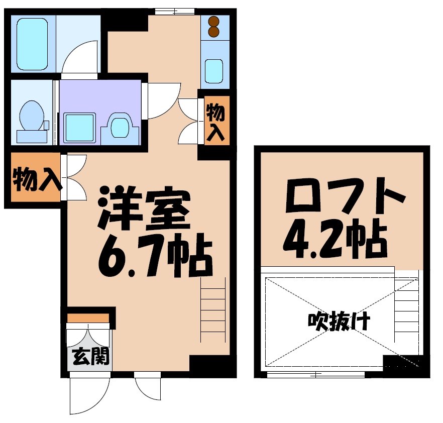 クレイン御器所 間取り図