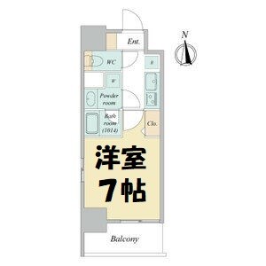 グランドゥール名駅西 間取り図