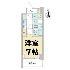 グランドゥール名駅西 間取り図
