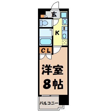 パルティール上前津 間取り図