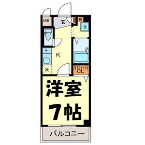 ポーロニア柳原 間取り図
