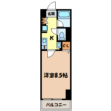 ベレーサ名駅ウエスト 間取り図