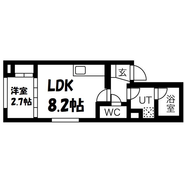 REFISIA太閤通 間取り図