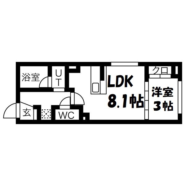 REFISIA太閤通 間取り図