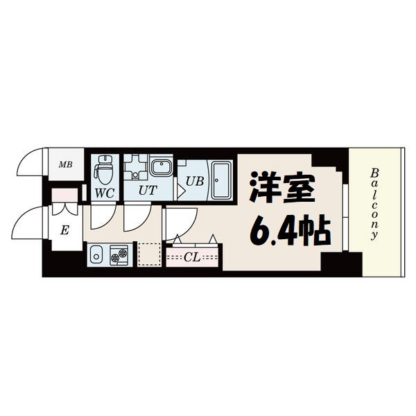S-RESIDENCE平安通 間取り図