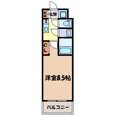 S-RESIDENCE志賀本通 間取り図