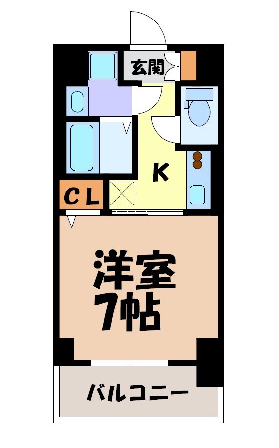 S-RESIDENCE浄心East 間取り図