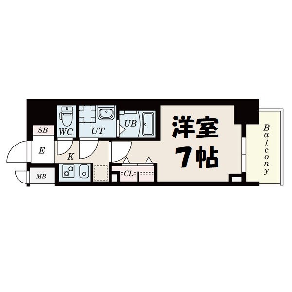 S-RESIDENCE名駅North 間取り図