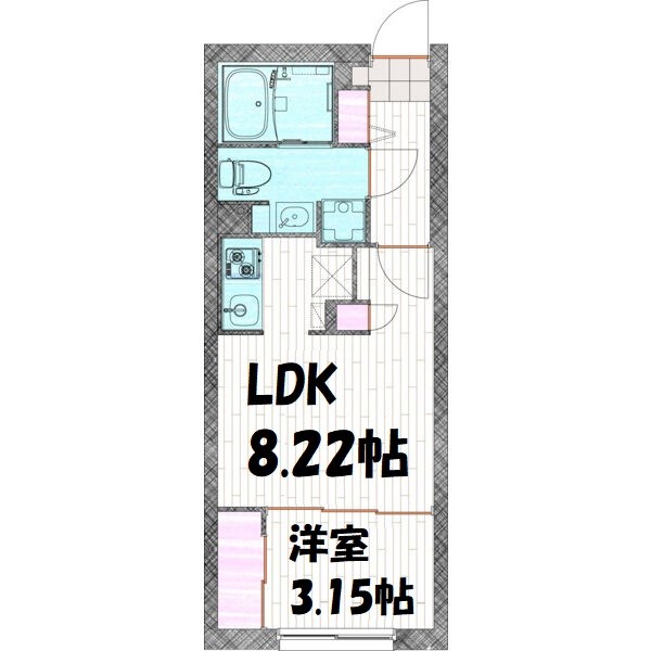 リーデンス今池 間取り図