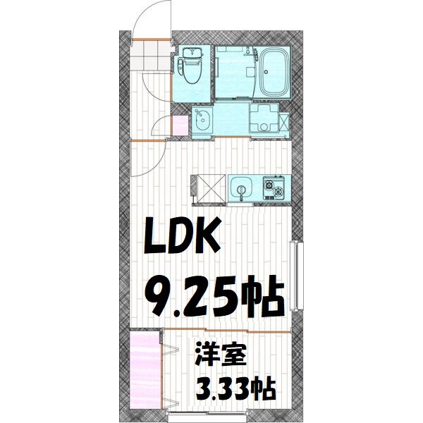 リーデンス今池 間取り図