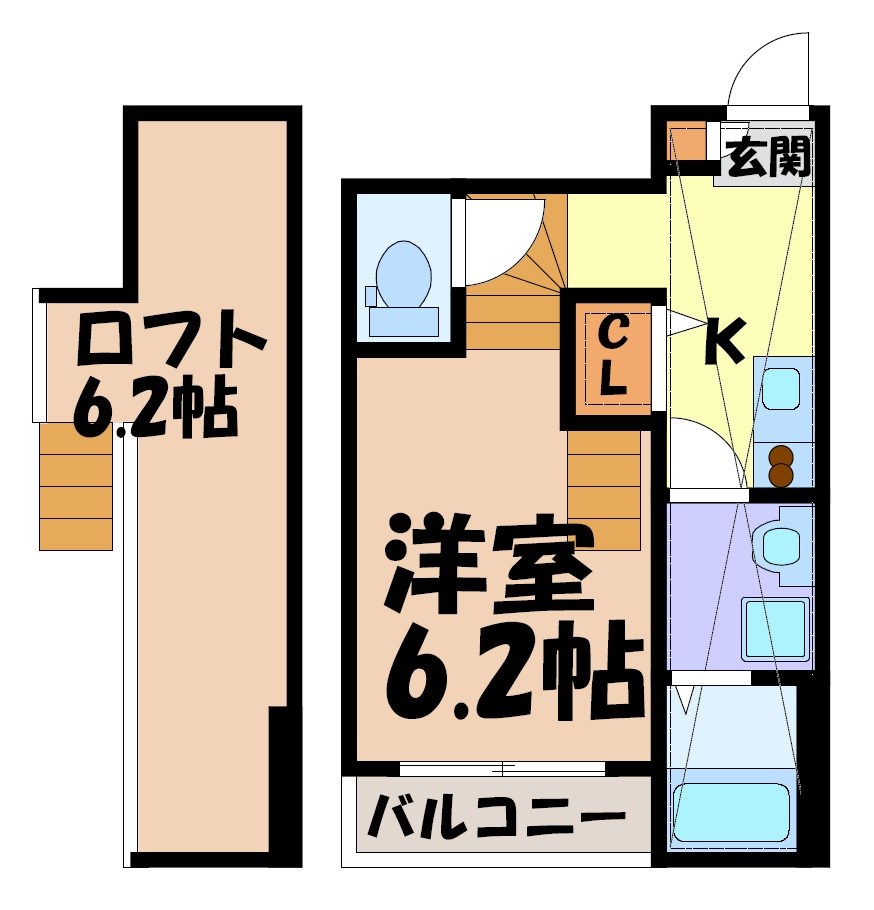 Residence Imaike 間取り図