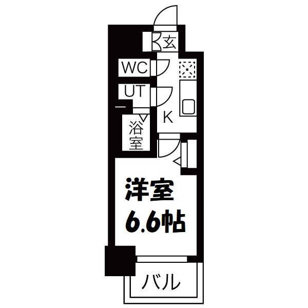 メイクスWアート今池Ⅲ 間取り図