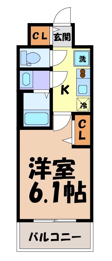 メイクスWアート今池Ⅲ 間取り図