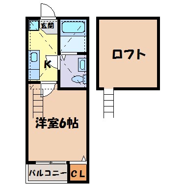 ベルメゾン尾頭橋 間取り図