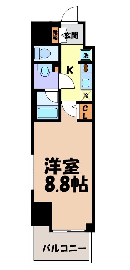 エルスタンザ徳川 間取り図