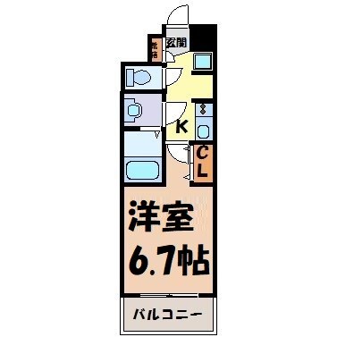 インプルーブ鶴舞 間取り図