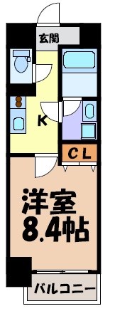 ecrin上前津 間取り図