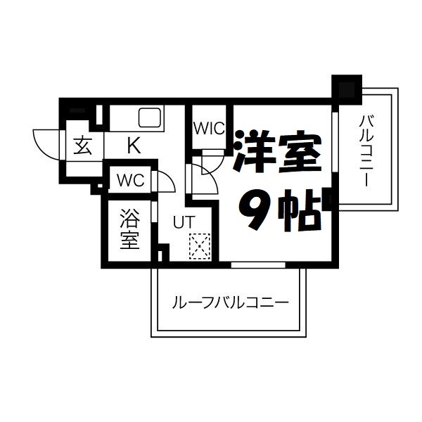 ラグゼナ上前津 間取り図