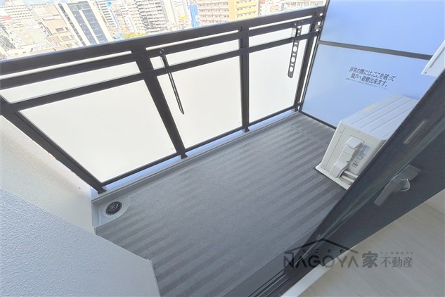 CREST TAPP新栄 ベランダ