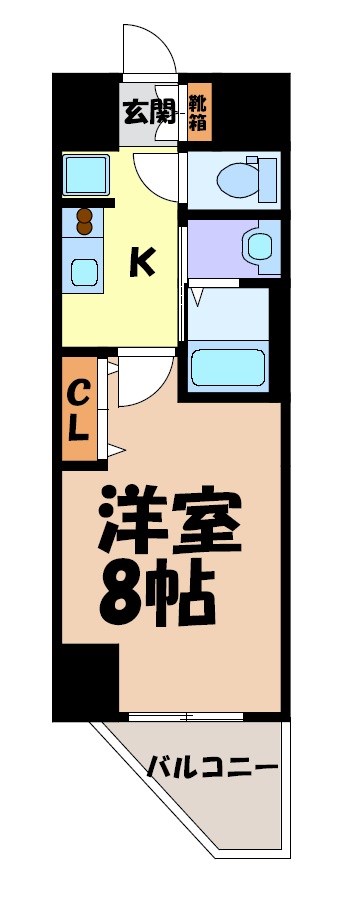 エステムコート名古屋グランツ 間取り図
