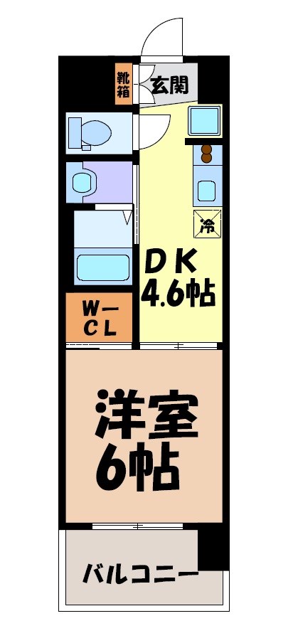 エステムコート名古屋グランツ 間取り図