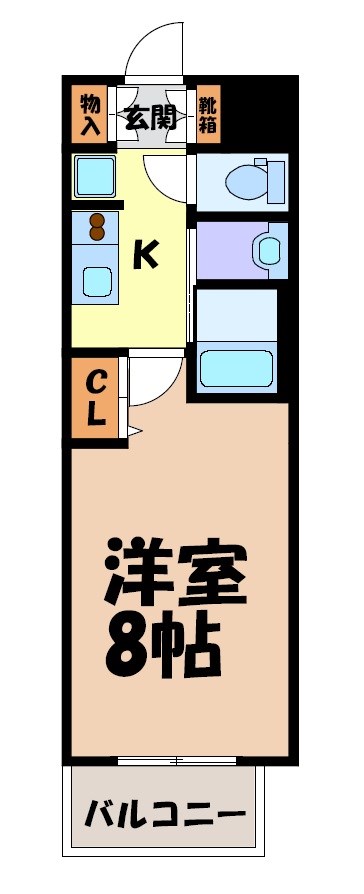 エステムコート名古屋グランツ 間取り図