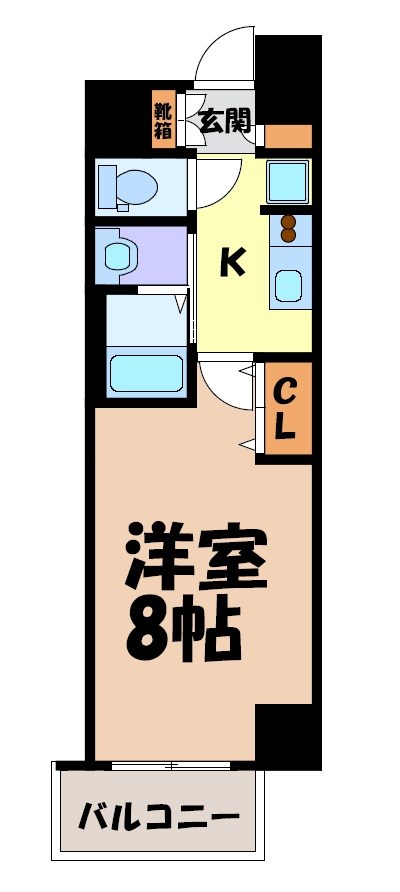 エステムコート名古屋グランツ 間取り図