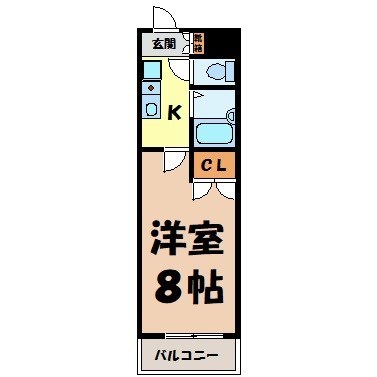 タウンコート児島 間取り図