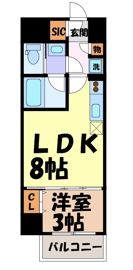 ルネフラッツ名駅南 間取り