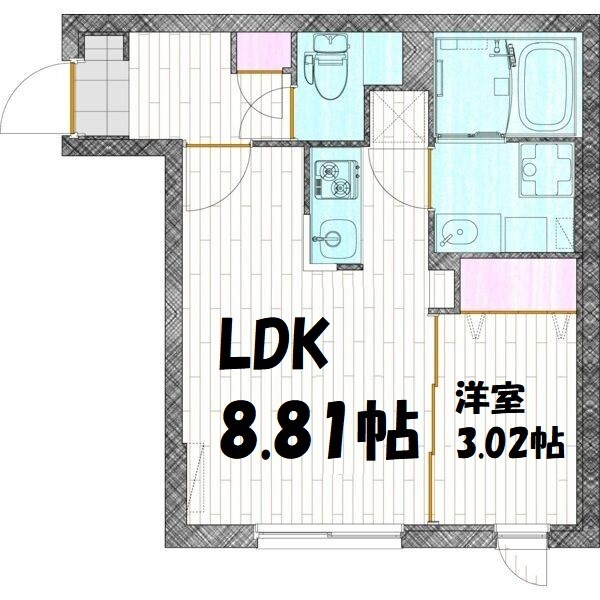 quador御器所BLANC 間取り図