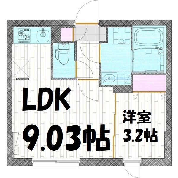 quador御器所BLANC 間取り図