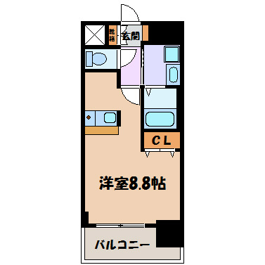 ライジングコート名古屋駅南 間取り図