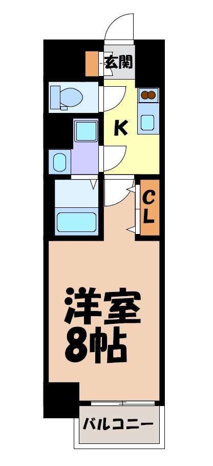 エスリード金山クラッシィ 間取り図