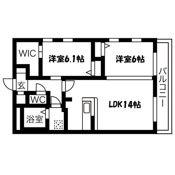 アヴニール 間取り図