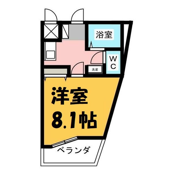 サンクチュアリー高岳 間取り図