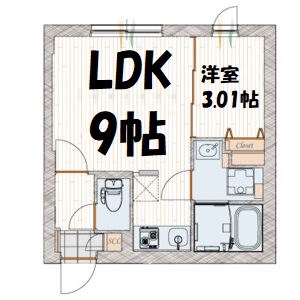 quador名古屋城駅 間取り図