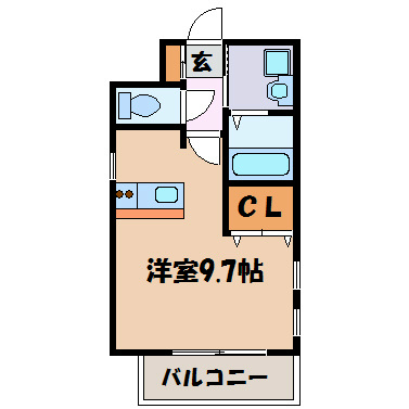 プレサンス新栄デコール 間取り図