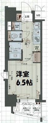 プレサンス金山グリーンパークス 間取り図