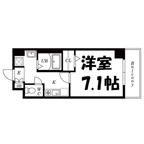 グリシーヌ名駅 間取り