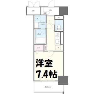 シャルマンソワレ名駅 間取り図