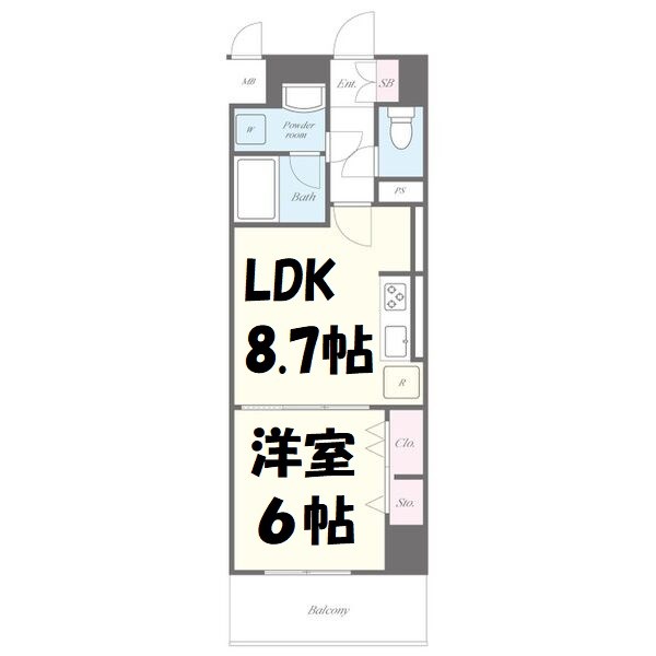 パルファンドゥジョア 間取り図