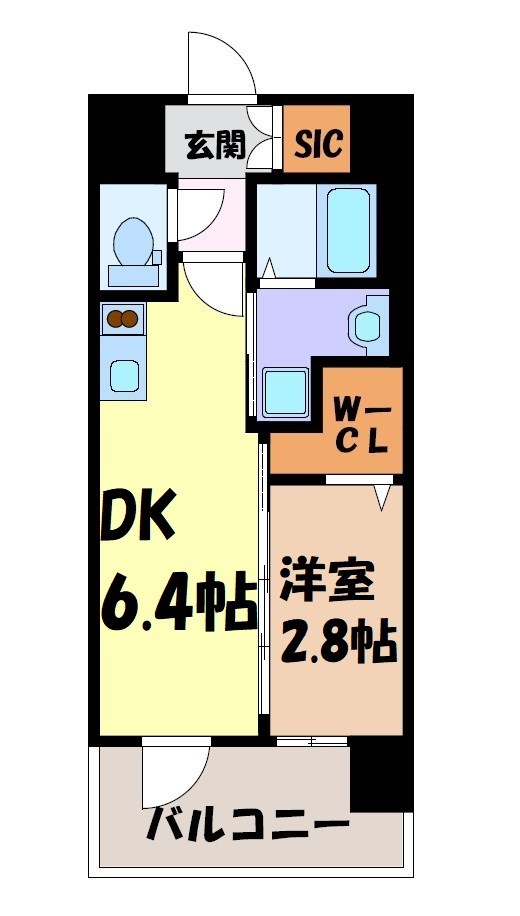 エステムコート名古屋ルノン 間取り図