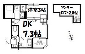 ハーモニーテラス新栄Ⅱ 間取り図