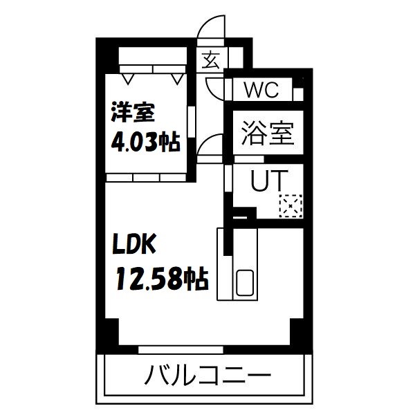 GRANDUKE代官町reverso 間取り図