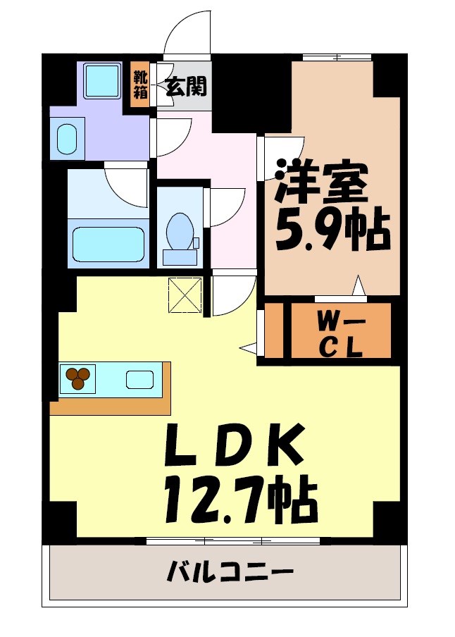 ドゥナーレ辻町 間取り図