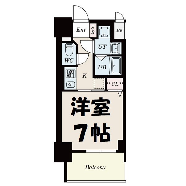 S-RESIDENCE浄心East 間取り図