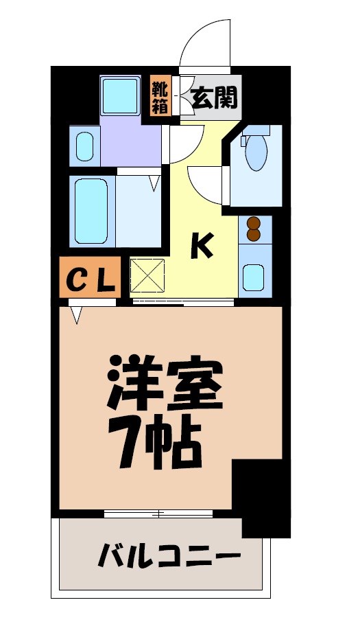 S-RESIDENCE浄心East 間取り図