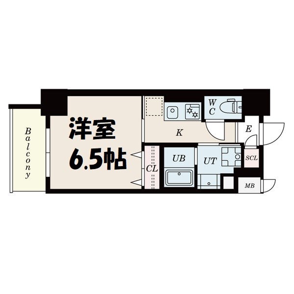 S-RESIDENCE浅間町 間取り図